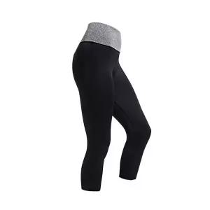 레깅스 스포츠 요가 배색 7부 스판 실내 헬스복 운동여자추리닝바지 츄리닝 부츠컷트레이닝 돌핀팬츠 와이