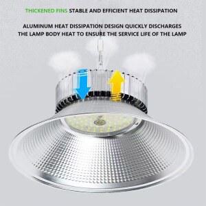 LED 광산 램프 공장 조명 고전력 천장 창고 200W 핀 산업 150W 샹들리에 작업장