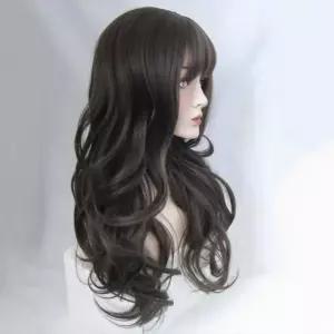 자연스러운 긴머리 통가발 레이어드 웨이브 여성용가 여성가 붙임가 앞가 통가 반가 패션가 롱가 단가발 전