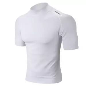 MTS4-010 반팔 스포츠 언더레이어 터틀넥 화이트티 운동 남성셔츠 남자 셔츠 트레이닝