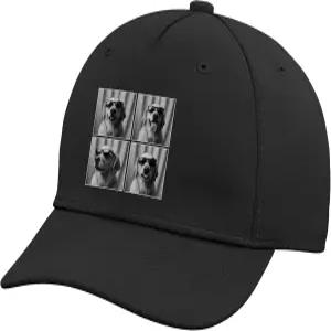 재미있는 강아지 선글라스 초상화 골든 리트리버 조절식 야구 모자