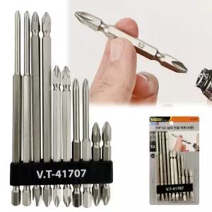 VALUE S2 십자 드릴비트(A형) 41707 육각타입 드릴날 드라이버 드릴 세트