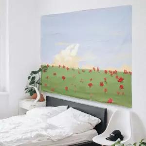 대형 패브릭 포스터 유화 지평선 M천 커튼 그림 감성 인테리어가리개 바란스 커텐