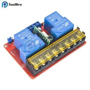AC100V-250V 30A 2 채널 릴레이 모듈 DC 5V 고저 레벨 트리거 제어 스위치 보드 110V 220V 가전 제품 용