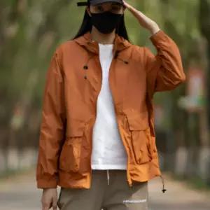 봄 간절기 스트링 야상 바스락 점퍼 후드집업 바람막이여성방수 등산 간아우터 자켓 간점퍼