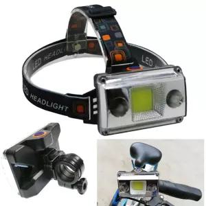 헤드랜턴 자전거 라이트 사용 충전식 COB LED낚시 등산 해루질 전조등 다용도텐 LED 줌턴