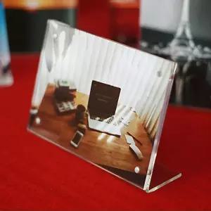 자석액자 L자 가로 297x210mm아크릴 탁자 사진 데코 인화 책상 멀티 탁상 예쁜 투명