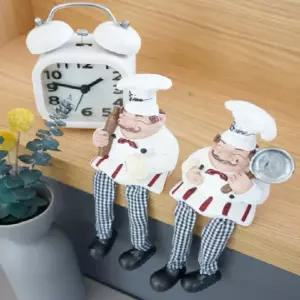 앉은 덴마크 주방장 2종장식품 인테리어소품 인테리어장 앉은인형 미니어처 선반