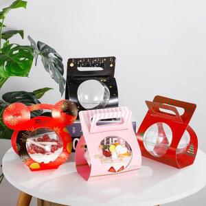 디저트 포장 투명창 투명볼 용기 케이크 박스 보틀케이크 케이스