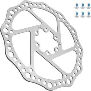 사투이 160mm 자전거 디스크 브레이크 로터 미끄럼 방지 6 볼트가 장착된 스테인리스 스틸 로드 바이크