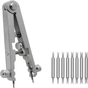 MFBJXC 시계 스프링 바 플라이어 도구 세트 밴드 10핀 손목 보호대 수리 제거 트위저 핀 스트랩