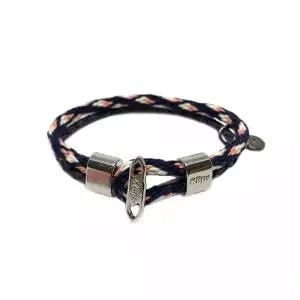 [클립스어반]  퍼플 가죽믹스 여자 실팔찌