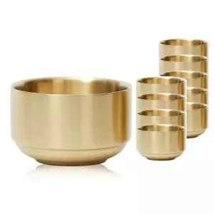 한국복진 티타늄 이중 수정과기 9cm 10개 제사 제사상