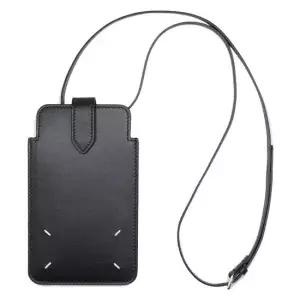 MUST IT_메종 마르지엘라 스티치 폰 케이스 랜야드 블랙 S56UI0211 P4303 T8013