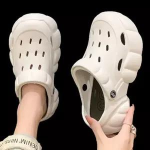 인기상품 여성 방수 통굽 샌들 슬리퍼 1P 가벼운 키높이 신발 [WFHPBVA_260319]