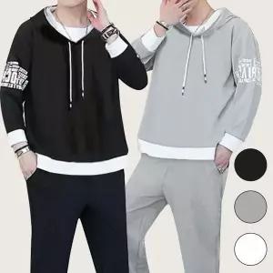 [셀러에이드]상하의 트레이닝복 후드 조거팬츠 간절기 추리닝 세트