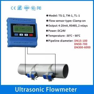 수도계량기 측정기 TUF-2000M 계 TL-1-HT 고온 초음파 모듈형 센서 TS-2 TM-1 DN15-700mm RS485 디지털 레