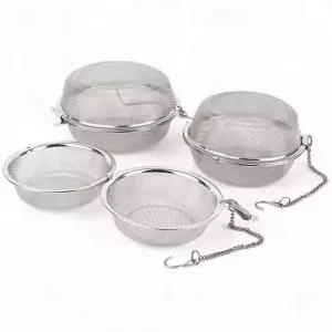 포뇨2  스텐 육수 다시망 주방 국물 멸치 조리 손잡이 밀폐 위생