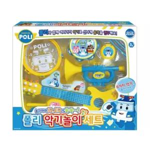 로보카 폴리 악기놀이세트 음악놀이 기타 탬버린 북 나팔 마라카스
