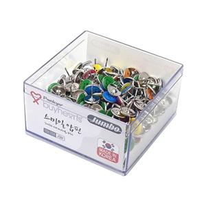 바이하츠 점보 스마일 압핀(JSM) 압정 압침 메모핀