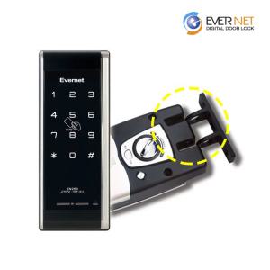 에버넷 미닫이도어락 학교 교무실 병원 현관문 교체설치 후크도어락 EN250-H EN250H / 키