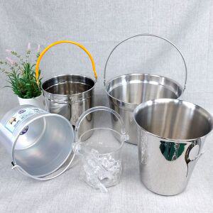 스텐 아이스 버킷 와인 쿨러 칠러 얼음 바스켓 omg 실버 유광