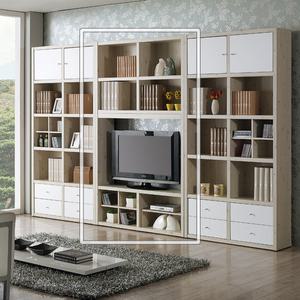 2000시스템책장-기준가5단-1200오픈TV장-책상/거실책장/거실장/TV다이