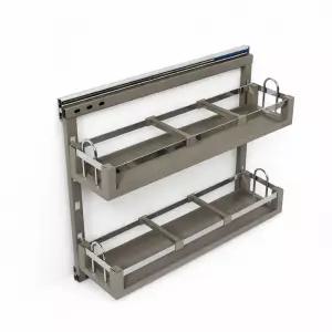 댐퍼레일 LT망 싱크대정리 하부장 주방 선반 양념장 고급형