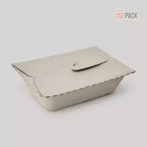 펄프용기 친환경 날개형 32온스 펄프도시락 150개 BOX