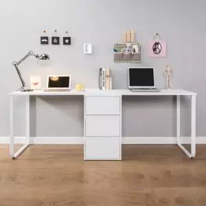 네오 그레이드 2인용 2000책상 NES166