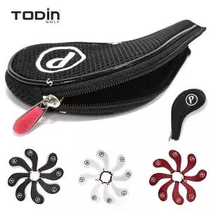 투딘 골프 프리미엄 집업 지퍼 아이언커버 헤드커버(8개세트구성/블랙/와인/화이트)