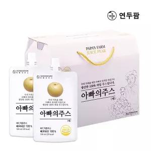 [하프클럽/연두팜]아빠의주스 배즙 100ml 40개입 한박스