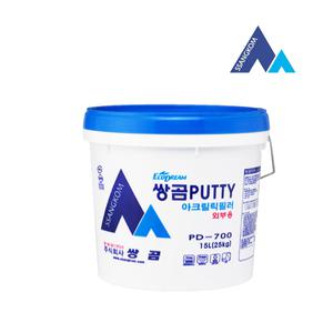 쌍곰 퍼티 PD-700/PD-725 건축용 퍼티 25kg 외부용 고강도 빠데