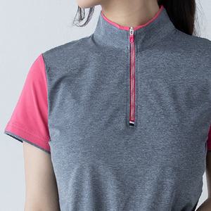 스텔링 배색 반팔티셔츠 여자 봄 가을 등산복 작업복