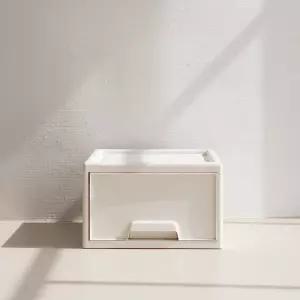 온도 플라스틱 서랍장/수납정리함/틈새수납장/1단