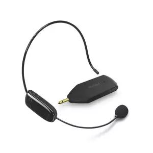 WW910 UHF 무선 헤드셋 마이크 리시버 세트 인강 수업용 강사용 교사용 PC 데스크탑 스피커 사용가능