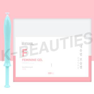 꽃샘 페미닌젤 (120P) 일회용 여성 약산성 영양 Y존 청결제 이너감 보습젤