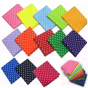 여성 플라워 단색 무지 도트 손수건 미니 스카프 목스카프 데일리 포인트