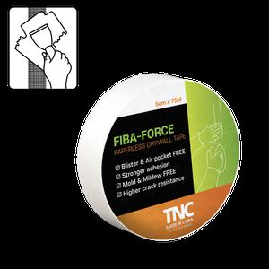 퍼티 마감용 비자착식 조인트 테이프 드라이월 곰팡이 방지 5cm x 75M Fiba Tape 화이바퓨즈 Fibafuse 벤조