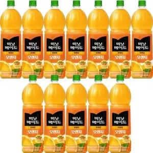 미닛메이드 프루티 오렌지 1.5Lx12개