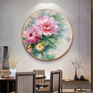 실십자수 셋트 세트 핑크 모란 꽃 도안 돈 복 패키지 무명실 명주실 실크실 명화 명작 대형 큰사이즈 11CT