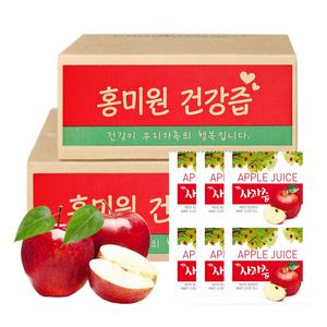 사과즙 100ml x 100포 생사과 착즙100% / {2박스 구매시+10포 추가}