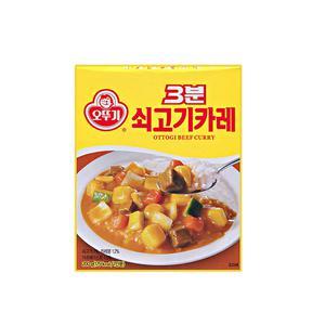 오뚜기 3분 쇠고기카레 200g X 12개