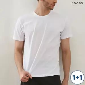 [텐제로] 1+1세트 30수 순면 면티셔츠/반팔티셔츠 S2305MT-01S