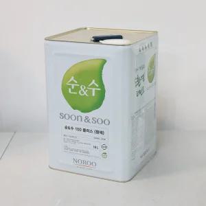 노루페인트 순수100플러스 18L 무광백색 수성내부용페인트