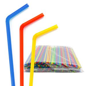 officeseller 빨대 음료용 공예용 5mm 주름빨대 [약500pcs]