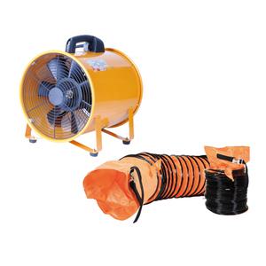 스마토 포터블팬 배풍기 송풍기 산업현장 닥트호스 세트 SMP30+SMDH30
