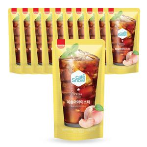 삼립 카페스노우 복숭아 아이스티  230ml x10개 / 편의점 파우치 음료