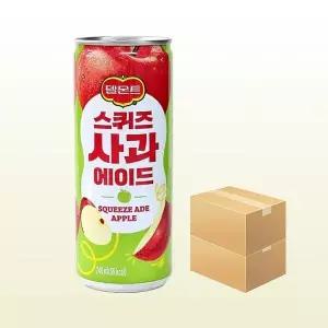 []롯데델몬트스퀴즈사과240ml60캔과즙주스