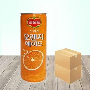 []롯데델몬트스퀴즈오렌지240ml60캔과즙주스